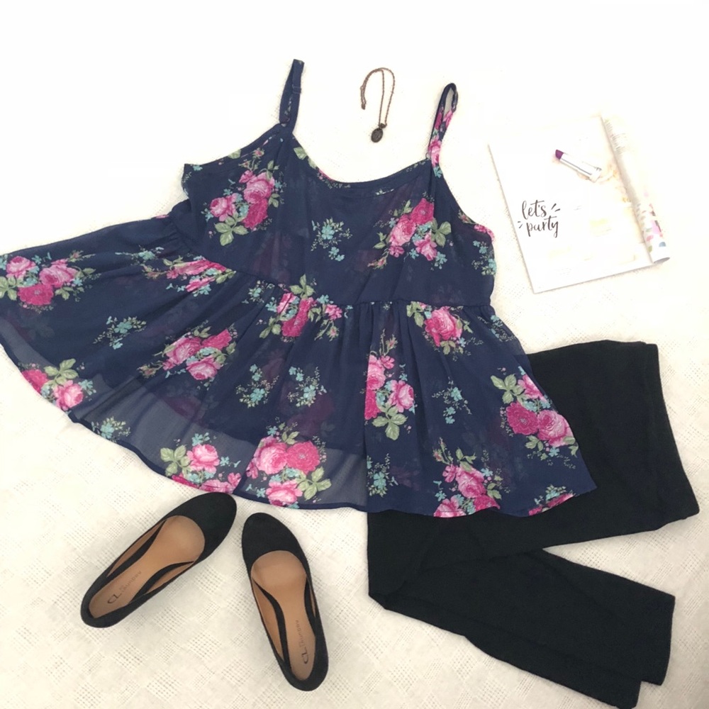 Babydoll Floral Top